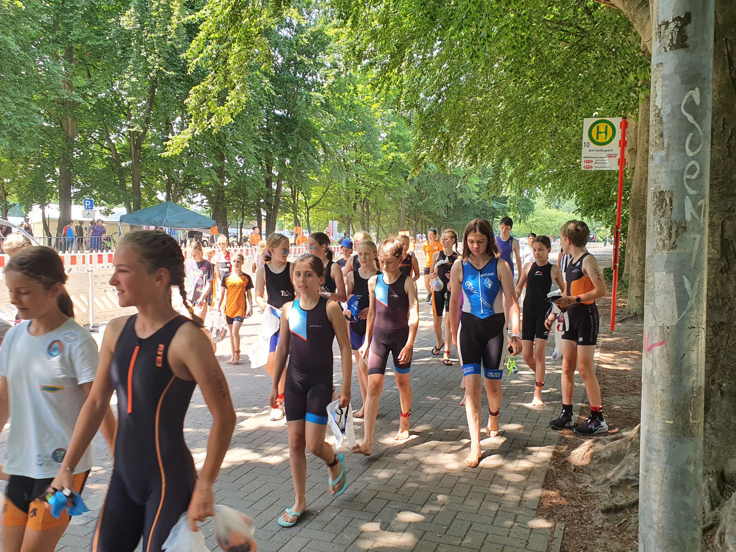 Weg zum Schwimmstart