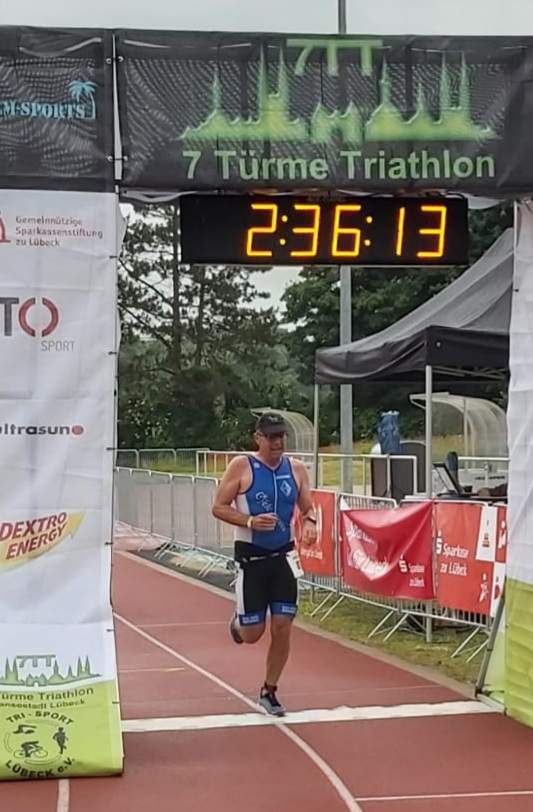 Klaus beim Zieleinlauf