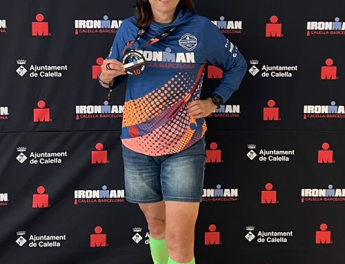 Carmen beim Ironman Calella-Barcelona